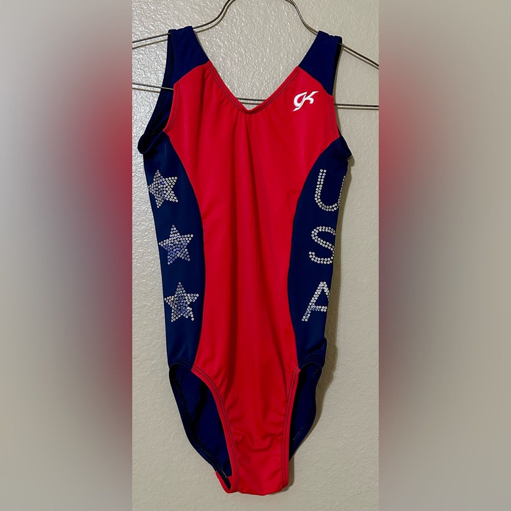 GK Elite USA Allegiance Gymnastics Leotard